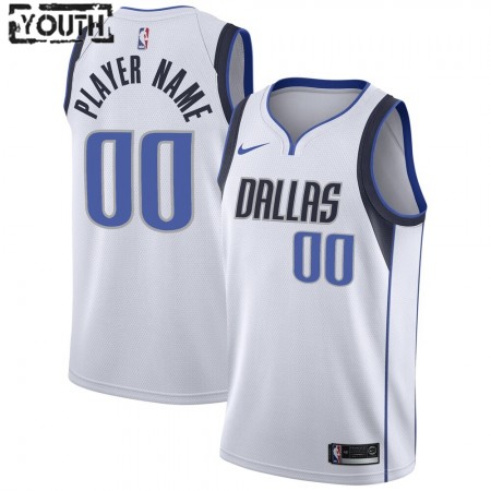 Maillot Basket Dallas Mavericks Personnalisé 2020-21 Nike Association Edition Swingman - Enfant